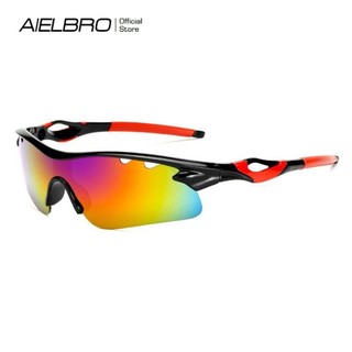 Aielbro kính đi xe đạp ngoài trời uv400 nam nữ kính xe đạp kính mát mtb thể thao câu cá chạy bộ đi bộ đường dài kính mắt