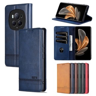 Dành Cho Honor Magic 7 Pro 6 Pro X9c X9b X7b X6b X9a X9 X8 X6 Ốp Lưng Ví Da Lật Vỏ Đựng Thẻ Từ Tính