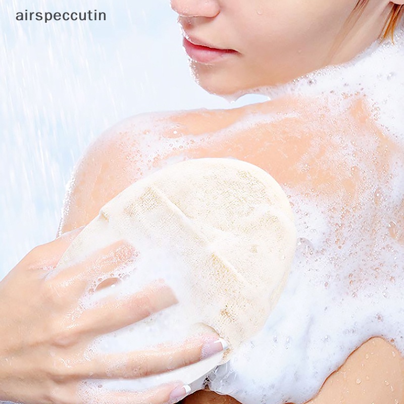 Airspecutin Loofah Tắm Bọt Biển Tắm Vệ Sinh Cơ Thể Găng Tay Dụng Cụ Chà Bóng Bàn Chải Miếng Lót Horniness Tẩy Đồ Dùng Phòng Tắm EN