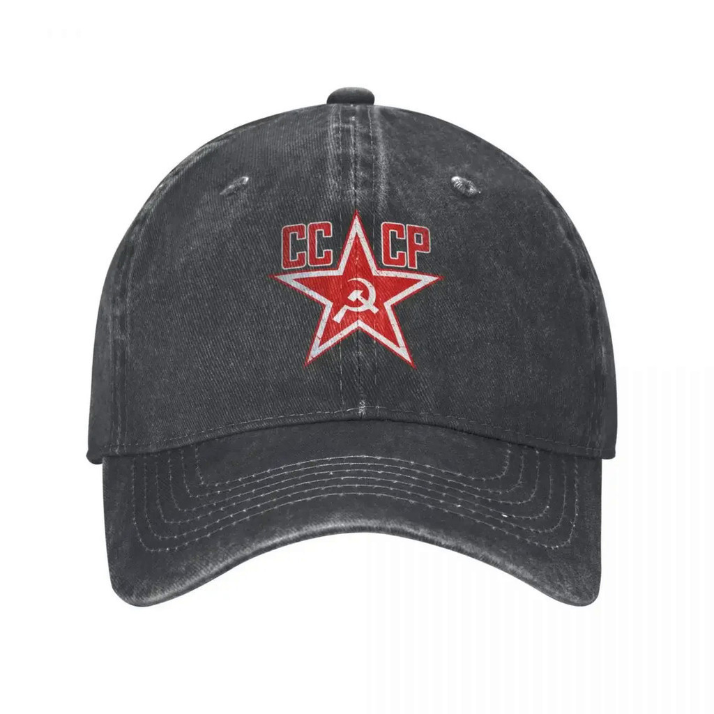 2022 Mới Nga Xô Viết CCCP Denim Mũ Bóng Chày Snapback Mũ Nam Nữ Quân Đội Quân Đội Quốc Huy Mũ Mùa Hè Casquette Gorras