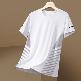 M-5xl Nam Ngắn Tay Áo Thun Mùa Hè Thường Ngày Lưới Thoáng Khí Thể Thao Chạy Nhanh Khô Top Kích Thước Lớn