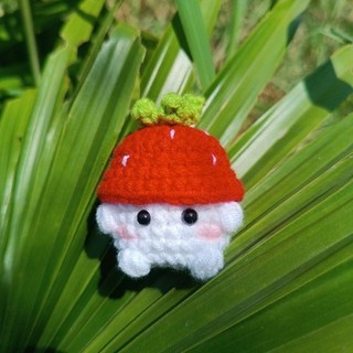 Móc khoá len hình nấm cute handmade