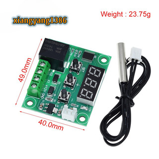 W1209 Đèn xanh / đỏ DC 12V nhiệt độ mát mẻ nhiệt độ điều khiển nhiệt độ công tắc điều khiển nhiệt độ nhiệt kế nhiệt kế