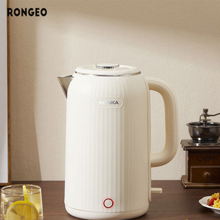 RONGEO Ấm đun nước điện hộ gia đình dung tích lớn Ấm đun nước nhiệt 304 hoàn toàn tự động ấm đun nước nhiệt độ không đổi