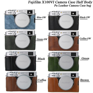 Túi đựng máy ảnh nửa thân bằng da PU cho túi đựng máy ảnh Fujifilm X100VI