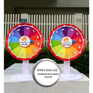 Vòng quay may mắn - size 35cm cao 45cm, mini game quay trúng thưởng mini game tất niên, vòng quay trúng thưởng để bàn