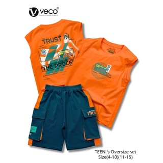 Veco. Bộ thun sát nách chữ Process