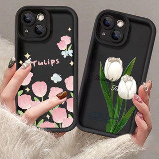  Tranh Sơn Dầu Nghệ Thuật Hoa Tulip Ốp lưng Xiaomi Redmi Note 13 11 12 Pro Plus 5G Turbo 12S 11S 10S 9S 9 Pro Redmi 12 12C 10C 13C Ốp Lưng Hoa Tulip 