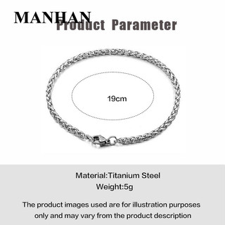 Titanium steel bracelet, simple design, suitable for couples