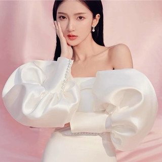 Tay phồng Có thể tháo rời Tiệc dạ hội Prom Trang trí Tay áo có thể tháo rời Cô dâu Bolero Phụ kiện đám cưới