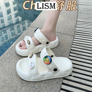 LISM Dép Lê Thời Trang Đơn Giản Cho Nữ dép bánh mì Nổi bật Đệm êm Lịch lãm Màu sắc đa dạng FYT2440AIM 20Z240516