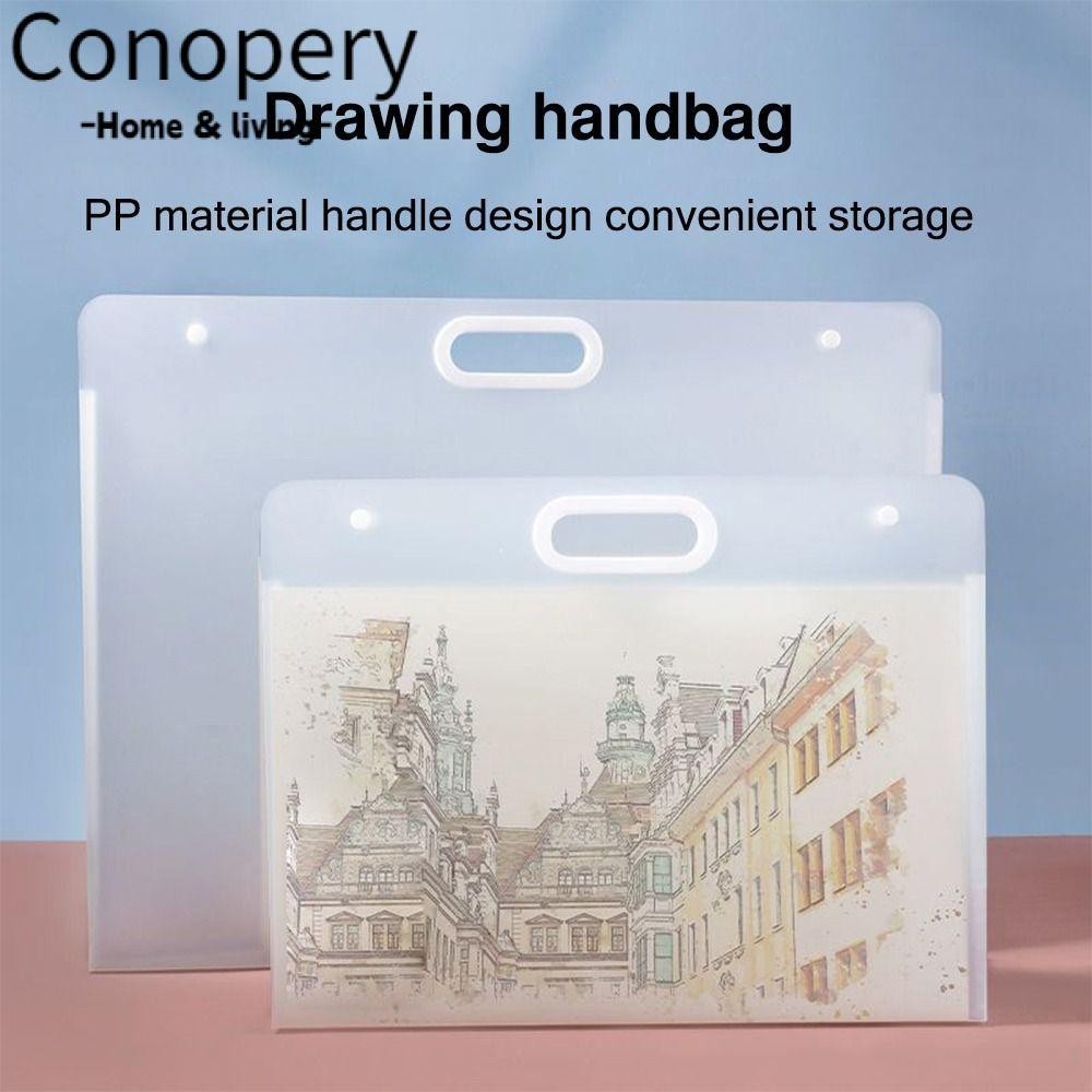 Conopery Thư mục tập tin, Túi đựng giấy vẽ tranh di động A2 / A3 / A4, Album ảnh 4K / 8K / 16K chống