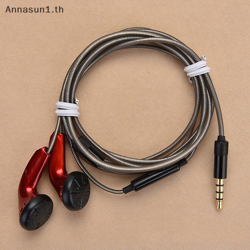 Tai nghe phẳng âm trầm nặng Annasun DIY MX500 Tai nghe có Mic Tai nghe thể thao học tập chất lượng c