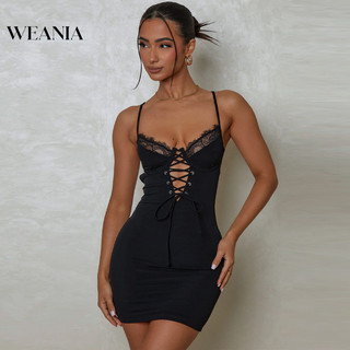 Đầm Bodycon cổ chữ V gợi cảm WEANIA