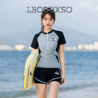 LEOSOXS Bikini Đồ Bơi đồ đi biển bikini kín đáo trendy Thời trang Fashion ins WYZ2451NVL 22Z240528