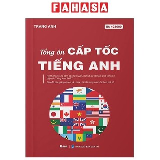 Sách tổng ôn cấp tốc tiếng anh