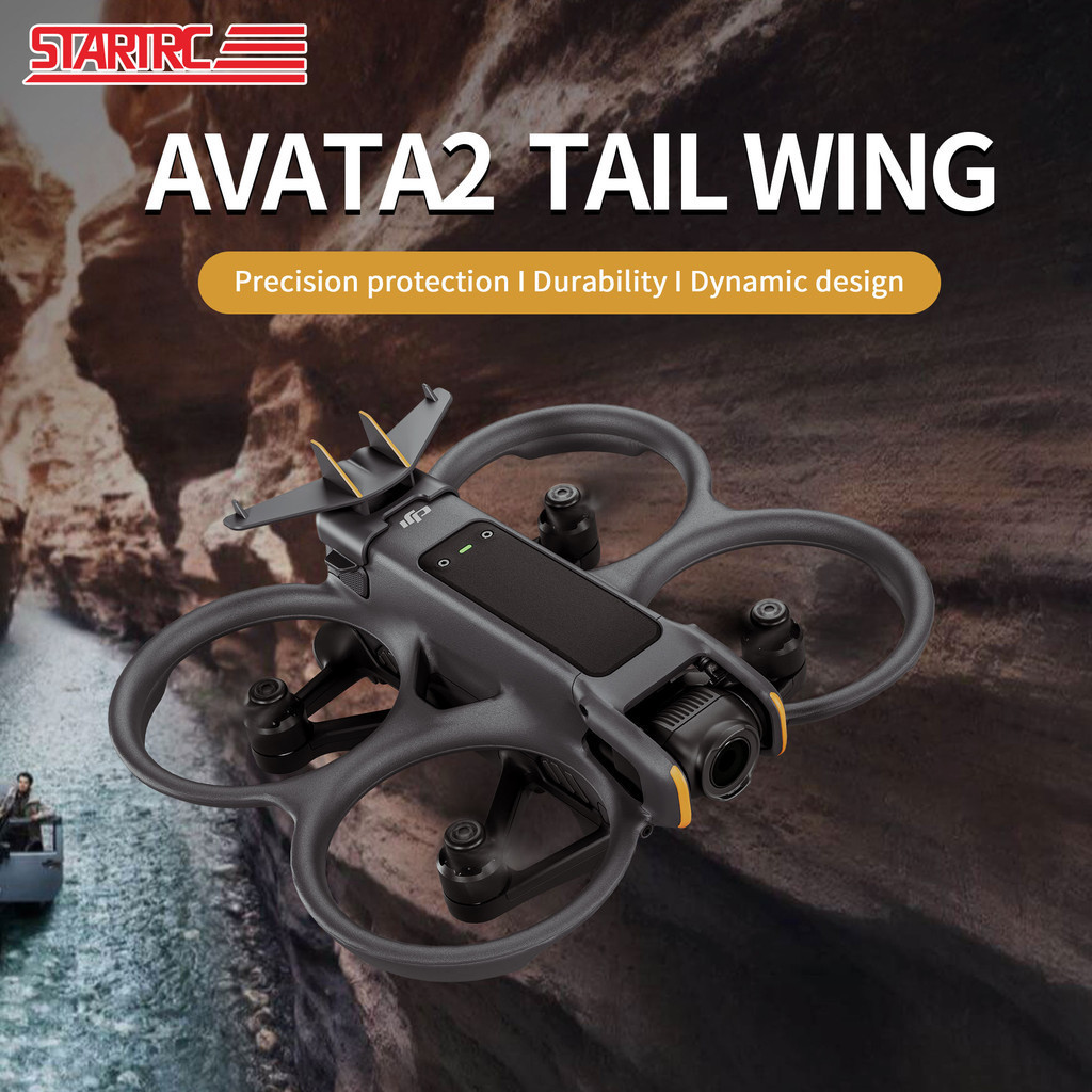 Dành cho DJI Avata2 Cool Snap on Sports Tail Traversing Drone Phụ kiện nhẹ