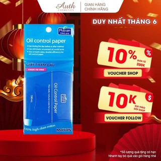 Mayan Giấy thấm dầu Oil Control Paper 100 tờ