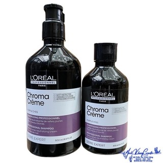 Dầu Gội Tím Khử Vàng Cực Mạnh L'oréal Chroma Crème Purple Shampoo 500ml - MK