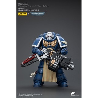 Ultramarines Sternguard Cựu chiến binh với bu lông hạng nặng - Warhammer 40K Nhân vật hành động của JOYTOY