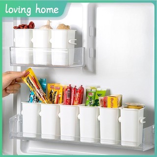 5 chiếc tủ lạnh tổ chức thùng bảo quản tủ lạnh bên cửa giá đỡ cho ăn nhẹ trái cây gia vị tổ chức hộp đựng nhà bếp hộp bảo quản