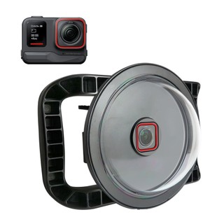 Cổng vòm dưới nước cho máy ảnh Insta360 Ace Pro, Gương chia nước hình cầu, Chống nước lên đến 30M / 98,4FT, Vỏ chống trầy xước chống nước, Chụp ảnh / video dưới nước