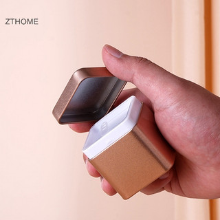 Zthome 1 hộp bảo quản mini thiếc kín trà caddy nhỏ vuông cà phê lá trà hộp đựng lon nhỏ thiếc gia vị hộp bảo quản hot