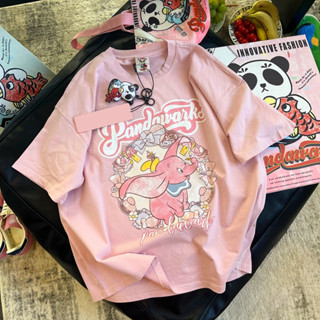 SALMO Áo phông nữ Màu Hồng hàn quốc đẹp áo thun cute fashion 100% cotton áo phông chất local brand J0001