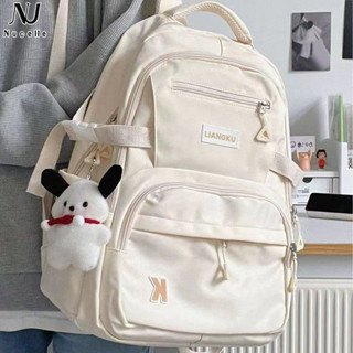 Nucelle Túi đi học dung tích lớn dành cho bé gái phong cách Hàn Quốc phù hợp với học sinh trung học ba lô sinh viên đại học phong cách rừng xu hướng thương hiệu học sinh trung học cơ sở