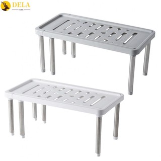 Expandable Retractable Telescopic Kitchen Rack Stainless Steel Shelf Storage#DELA