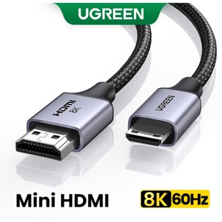 Cáp Mini HDMI to HDMI Ugreen 15514 15515 HD163 HD8K@60Hz,Hỗ trợ Dynamic HDR, eARC Chính Hãng Cao cấp