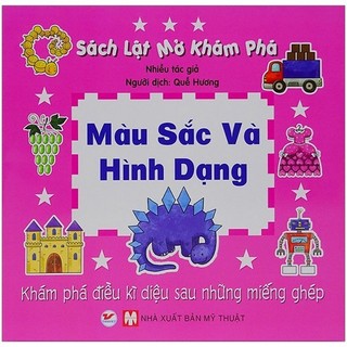 Sách - sách lật mở khám phá - màu sắc và hình dạng