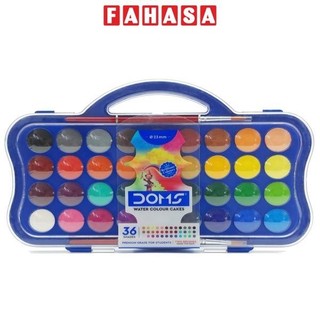 Hộp 36 viên nén màu nước 23mm doms 7429