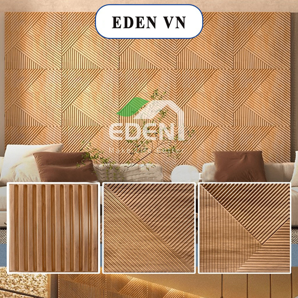 COMBO 5 Tấm Ốp Tường 3D PVC Sang Trọng, Tấm Nhựa Ốp Tường 3D Kích Thước Lớn Giá Rẻ