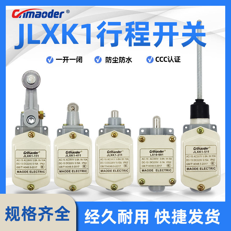Jlxk1-111 511 411 311 211 Công tắc giới hạn hành trình con lăn Tự đặt lại Chấm bạc LX19-001