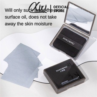 Giấy thấm dầu trang điểm Silky No Blind Spots Giấy thấm dầu trong hộp Hình dung Giấy thấm dầu Matte Giant Oil Sucker Giấy thấm dầu di động