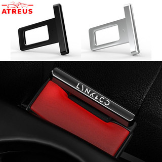 1 / 2 chiếc lynk & co hợp kim kẽm xe mini ẩn an toàn dây an toàn khóa kẹp giảm thanh báo động cho lynk co lynk & co 01 lynk & co 06