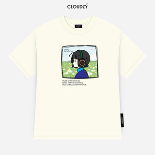 Áo baby tee phông cộc tay nữ Cloudzy thun cổ tròn body vải cotton localbrand co giãn BBT LISTEN