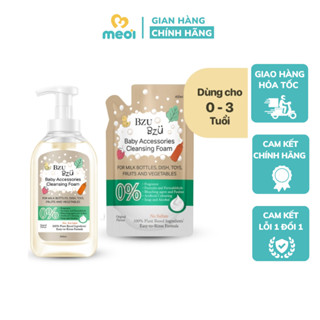 Nước Rửa Bình Sữa Và Đồ Dùng Em Bé BZU BZU Không Mùi Chai 500ml, Túi 400ml - Mẹ Ơi