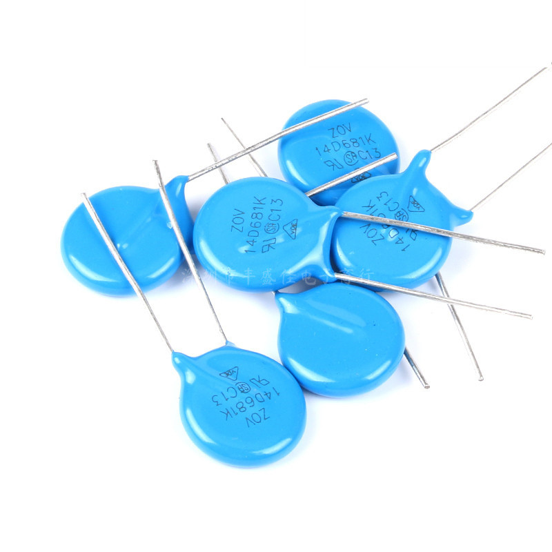 Điện áp Chống dị ứng Màu xanh In-Line 14D220 / 270 / 470 / 680 / 151 / 201 / 221 / 391 / 431K