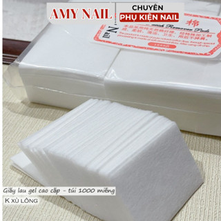 Giấy lau gel nail, gói giấy lau gel hàng xịn cứng không xù rụng lông