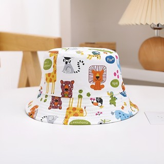 Mũ tai bèo cho bé trai bé gái từ 2 đến 14 tuổi mũ vải cotton vành rộng cho bé Mũ bucket cho bé 