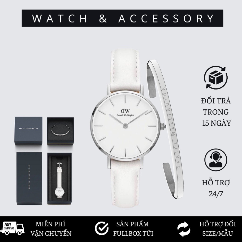 Đồng Hồ Nữ Daniel Welington Classic Petite Bondi Silver White D_W Chính Hãng - DANIEL WATCH STORE SG