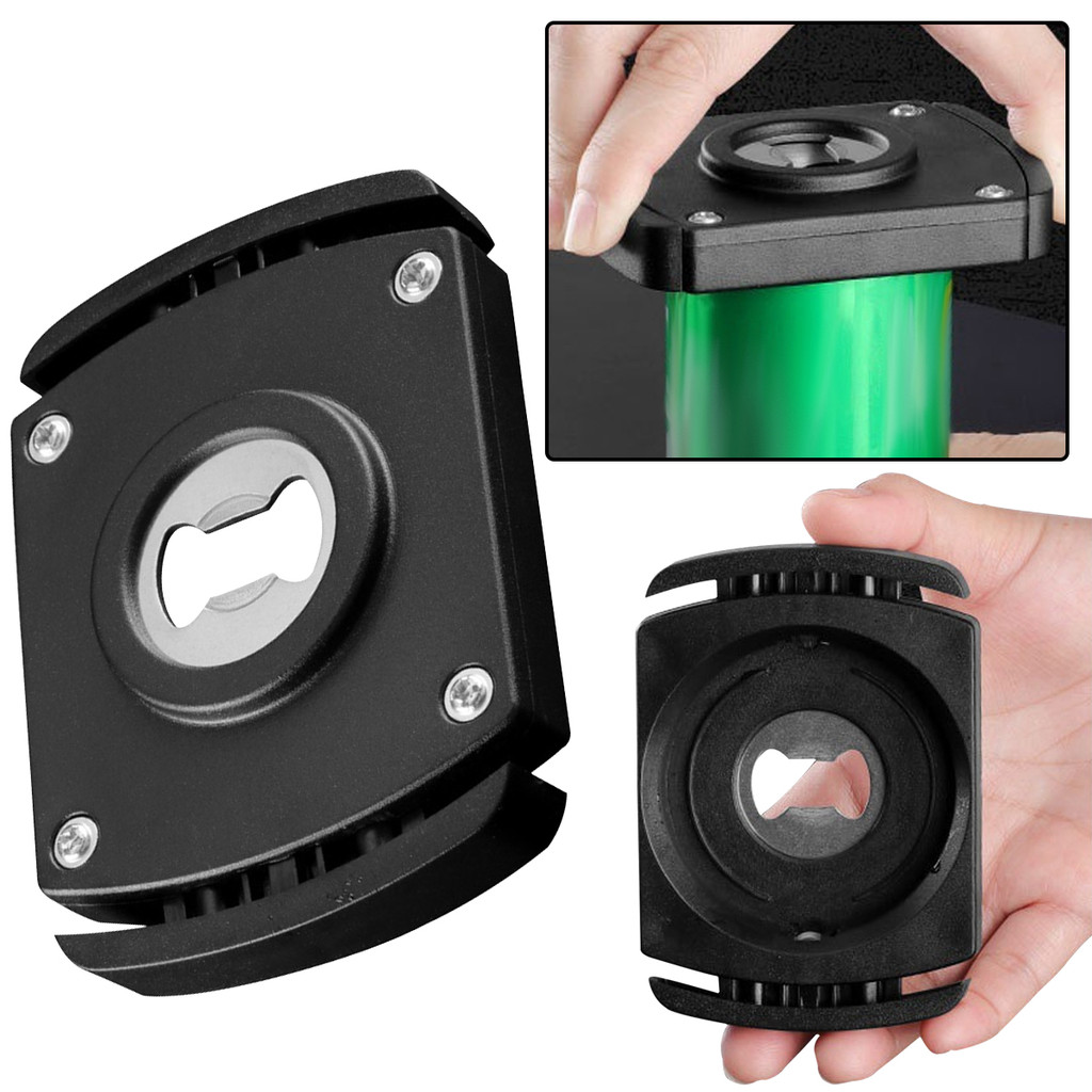 Sáng Tạo Đa Năng Dụng Cụ Mở Hộp Thép Không Gỉ Nắp Chai Top Dụng Cụ Mở Chai Nhà Bếp Cắm Trại Phụ Kiện