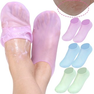 Tất chân dưỡng ẩm - Tất silicon Massage - Tất Spa chân da chết - Tất Gel Massage Spa - Tất chăm sóc bàn chân - Chống nứt nẻ, chống khô - Vớ Gel tái sử dụng