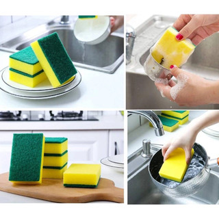 (5 miếng) Rửa Bát Bọt Biển, Rửa Bát Xơ Mướp, Bọt Biển Rửa Chén, Bọt Biển Rửa Bát, Miếng Rửa Bát, Miếng Rửa Chén Bọt Biển