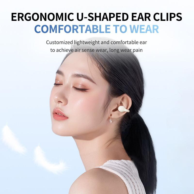 Tai nghe Lenovo EA420 Tai nghe không dây Bluetooth Tai nghe loại kẹp tai hình chữ U Bluetooth 5.4 Điều khiển cảm ứng Tuổi thọ pin dài có Mic | BigBuy360 - bigbuy360.vn