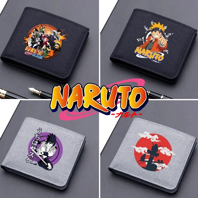 Naruto Ví Canvas In Hoạt Hình Di Động Có Thể Gập Lại Ví Hoạt Hình Thẻ Ngân Hàng Đồng Xu Dây Kéo Ví Q