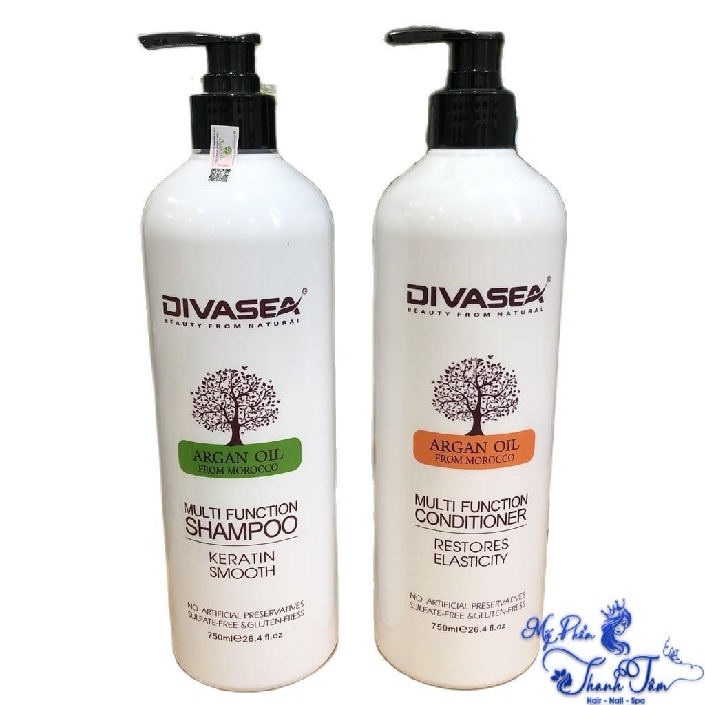 [ LA ] Dầu gội đa năng, ngăn ngừa và giảm gàu Divasea Argan Oil From Morocco 750mlx2