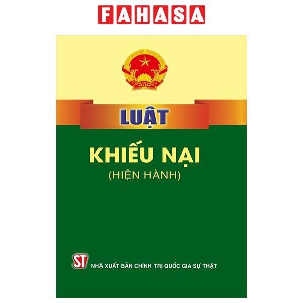 Sách Luật Khiếu Nại (Hiện Hành)